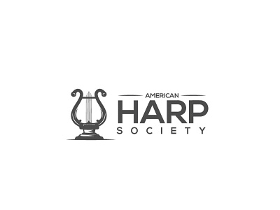 American Harp Society branding coreldraw creative creative design design designer digital signture illustration illustrator logo logo animation logo design logo design branding logo designer logo mark logodesign logos logotype photoshop viveklogodesign