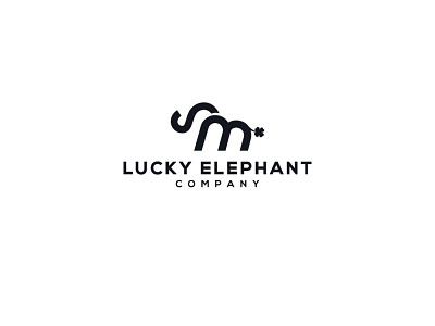 Lucky Elephant Company branding coreldraw creative creative design design designer digital signature illustration illustrator logo logo animation logo design logo design branding logo designer logo mark logodesign logos logotype photoshop viveklogodesign