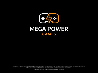 Mega Power Games branding coreldraw creative creative design design designer digital signature illustration illustrator logo logo animation logo design logo design branding logo designer logo mark logodesign logos logotype photoshop viveklogodesign