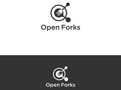 Open Forks branding creative creative design design designer graphics illustration illustrator logo logo animation logo design logo designer logo mark logodesign logogame logos logotype photoshop viveklogodesign