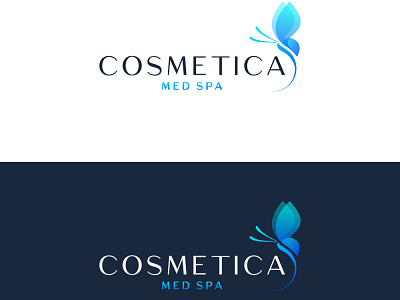 Cosmetica Med Spa branding coreldraw creative creative design design designer illustration illustrator logo logo animation logo design logo design branding logo designer logo mark logodesign logos logotype photoshop viveklogodesign