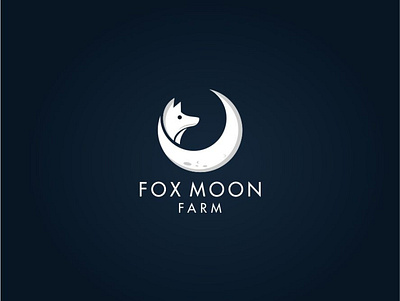 Fox Moon Farm branding coreldraw creative creative design design designer digital signature illustration illustrator logo logo animation logo design logo design branding logo designer logo mark logodesign logos logotype photoshop viveklogodesign