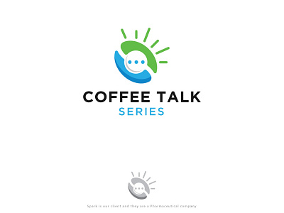 Spark Coffee Talk Logo branding coreldraw creative creative design design designer illustration illustrator logo logo animation logo design logo design branding logo designer logo mark logodesign logos logotype photoshop viveklogodesign