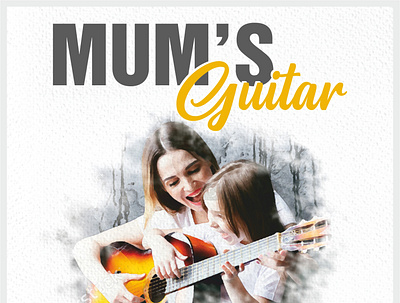 Mum's Guitar brochure design catalogue design coreldraw creative creative design design designer graphic design graphics illustration illustrator leaflet design photoshop podcast vivekgraphicdesign