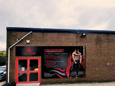 Fitness company banner