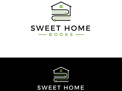 Sweet Home Books branding coreldraw creative creative design design designer illustration illustrator logo logo animation logo design logo design branding logo designer logo mark logodesign logos logotype photoshop