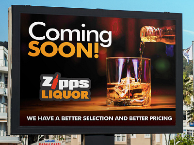 Zipps Liquor banner ad banner design brochure design catalogue design coreldraw creative creative design design designer graphic design graphics illustration illustrator leaflet design photoshop signage vivekgraphicdesign