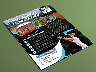 Tennis Club brochure design catalogue design coreldraw creative creative design design designer flyer design graphic design graphics illustration illustrator leaflet design photoshop vivekgraphicdesign