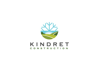 Kindret Construction branding coreldraw creative creative design design designer illustration illustrator logo logo animation logo design logo design branding logo designer logo mark logodesign logos logotype photoshop