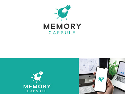 Memory Capsule branding coreldraw creative creative design design designer illustration illustrator logo logo animation logo design logo design branding logo designer logo mark logodesign logos logotype photoshop