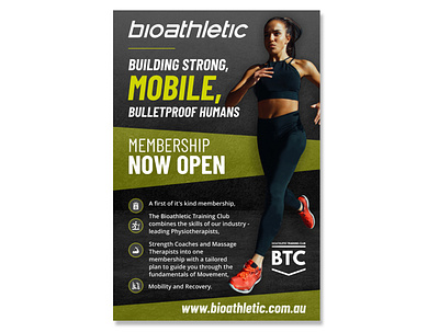 Bioathletic Poster brochure design catalogue design coreldraw creative creative design design design art designer designs flyer design graphic design graphics illustration illustrator leaflet design photoshop poster vivekgraphicdesign