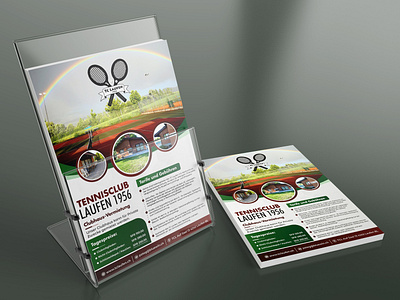 Tennisclub Laufen brochure design catalogue design coreldraw creative creative design design designer flyer design graphic design graphics illustration illustrator leaflet design photoshop vivekgraphicdesign