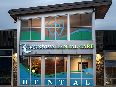 Riverstone Dental banner banner ad banner design banners brochure design coreldraw creative creative design design designer flyer design graphic design graphics illustration illustrator photoshop signage design vivekgraphicdesign