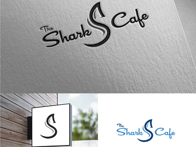 The Shark s Cafe branding coreldraw creative creative design design illustration illustrator logo photoshop