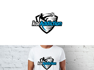 KorAddiction - Logo Design Concept abstract art action addiction branding creative design graphic logo illustration illustrator logo simple sports ui vector viveklogodesign