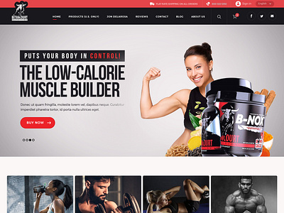 Betancourt Nutrition body creative design illustrator muscle supplement ui design vivekwebsitedesign website design weight loss workout supplement