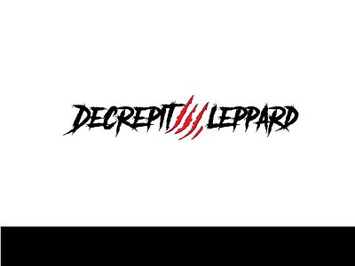 Decrepit Leppard abstract art branding creative design decrepit leppard illustration logo ui viveklogodesign