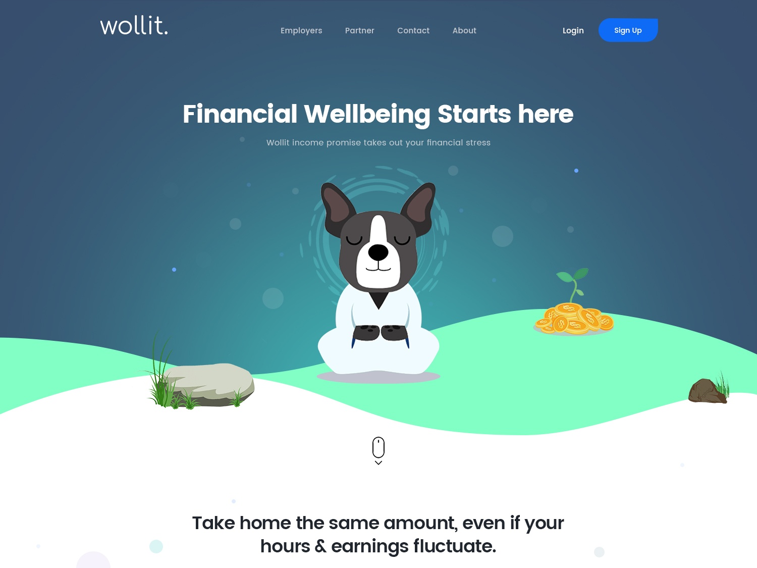 wollit creative creative design design illustration typography ui vivekwebsitedesign website design wollit