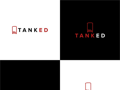Tanked branding creative design illustrator logo logos tanked viveklogodesigns
