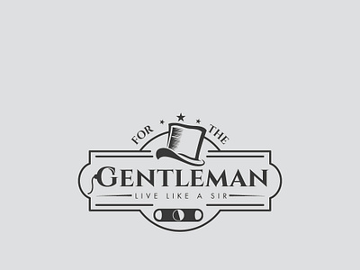 For The Gentleman brand design brand identity branding creative creative design for the gentleman illustration logo logo desaign viveklogodesign