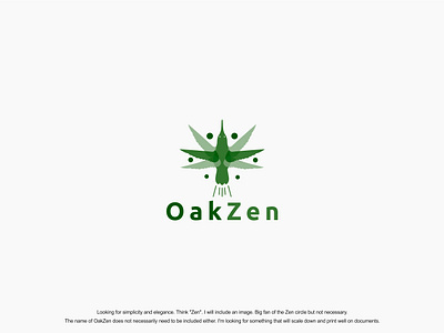Oakzen brand design brand identity branding creative design design logo logos oakzen viveklogodesign