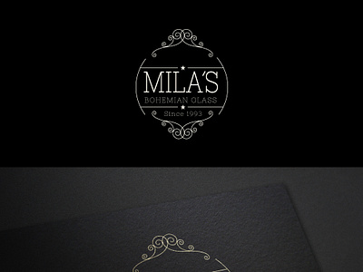 Milas Bohemian Glass brand design brand identity branding creative design illustrator logo logo design milas bohemian glass ui viveklogodesign