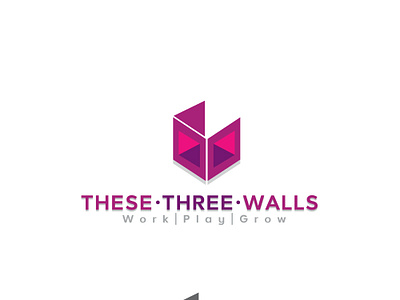 These Three Walls brand design brand identity branding creative design illustrator logo logo design these three walls ui viveklogodesign