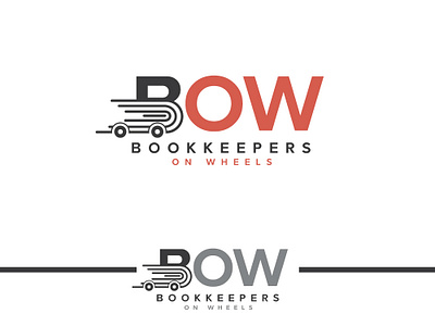 Bookkeepers On Wheels bookkeepers on wheels brand design brand identity branding creative creative design illustrator logo logo design ui viveklogodesign