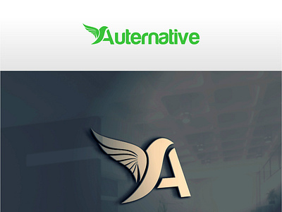 Auternative auternative brand design brand identity branding creative creative design design illustrator logo logo design ui viveklogodesign