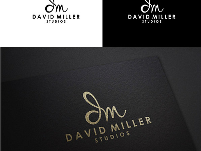 Dm Studios And Also Try David Miller brand design brand identity branding creative design illustrator logo ui viveklogodesign