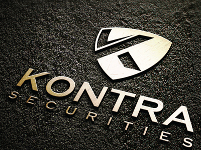 Kontra Securities brand design brand identity branding creative creative design illustrator logo logo design ui viveklogodesign
