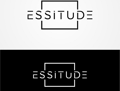 essitude brand design brand identity branding creative creative design essitude illustration logo logo design ui viveklogodesign