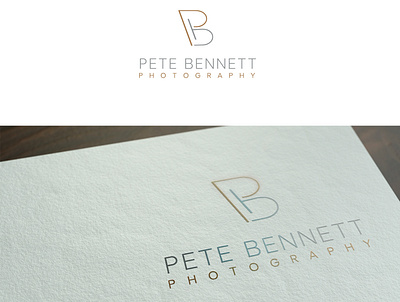 Pete Bennett Photography brand design brand identity branding creative design illustrator logo logo design pete bennett photography pete bennett photography ui viveklogodesign