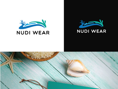 Nudi Wear brand design brand identity branding creative design design illustrator logo logo design ui viveklogodesign