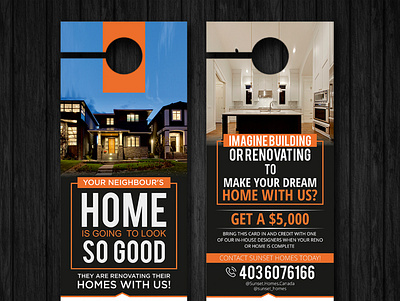 Sunset Homes creative creative design design graphic design graphics poster poster design sunset vivekgraphicdesign