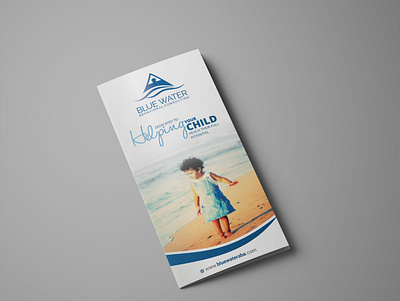 Blue Water Behavioral Consulting brochure brochure design creative creative design design graphic design graphics illustration vivekgraphicdesign