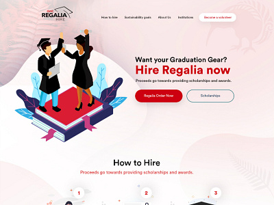 GWC Regalia Hire creative creative design design illustration ui vivekwebsitedesign website website design