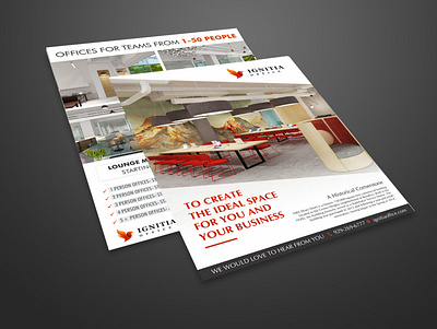 Ignitia Office creative creative design flyer design graphics graphics design postcard postcard design vivekgraphicdesign