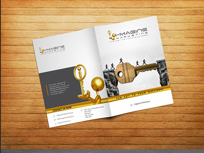 i Magine Marketing brochure brochure design creative creative design graphic design graphics vivekgraphicdesign