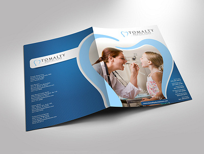 Tomalty Dental Care brochure brochure design creative creative design design graphicdesign graphics vivekgraphicdesign