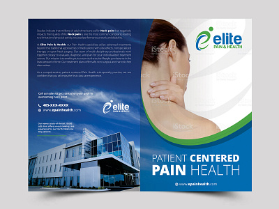 Elite Pain Health brochure brochure design creative creative design design graphic design graphics vivekgraphicdesign