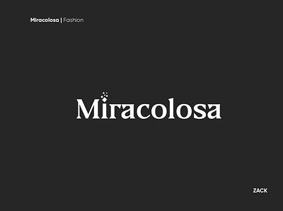 Miracolosa branding design fashion identity logo logo design logomark logotype minimal vector