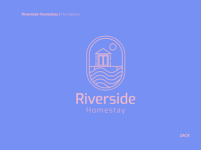 Riveside Homestay creativelogo homestay logocreative logodesign logodesigner logodesignersclub logomark logos
