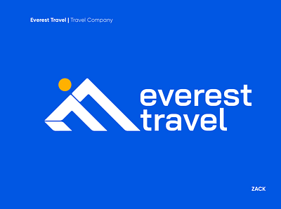 Everest Travel branding everest logo logodesign logomaker logomark logos travel vector