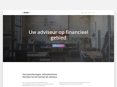 Website Design Administrative office | Visual / UI Design