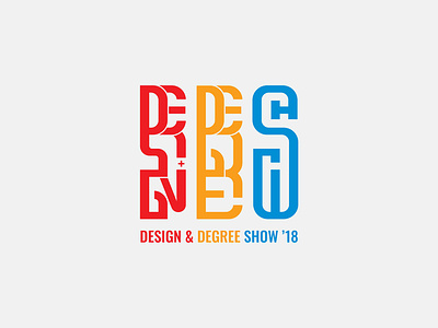 DESIGN AND DEGREE SHOW '18 branding design festival icon india lettering logo logotype show typography vector