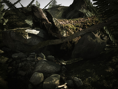 Forest Floor c4d environment megascans