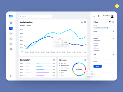 Design for business analytics service by Viacheslav Mykhailov for ...