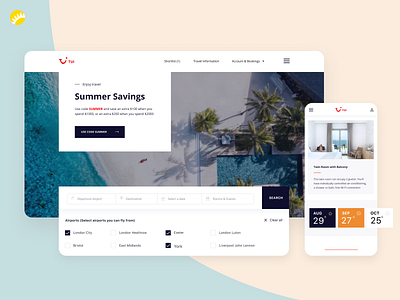 TUI - Website concept