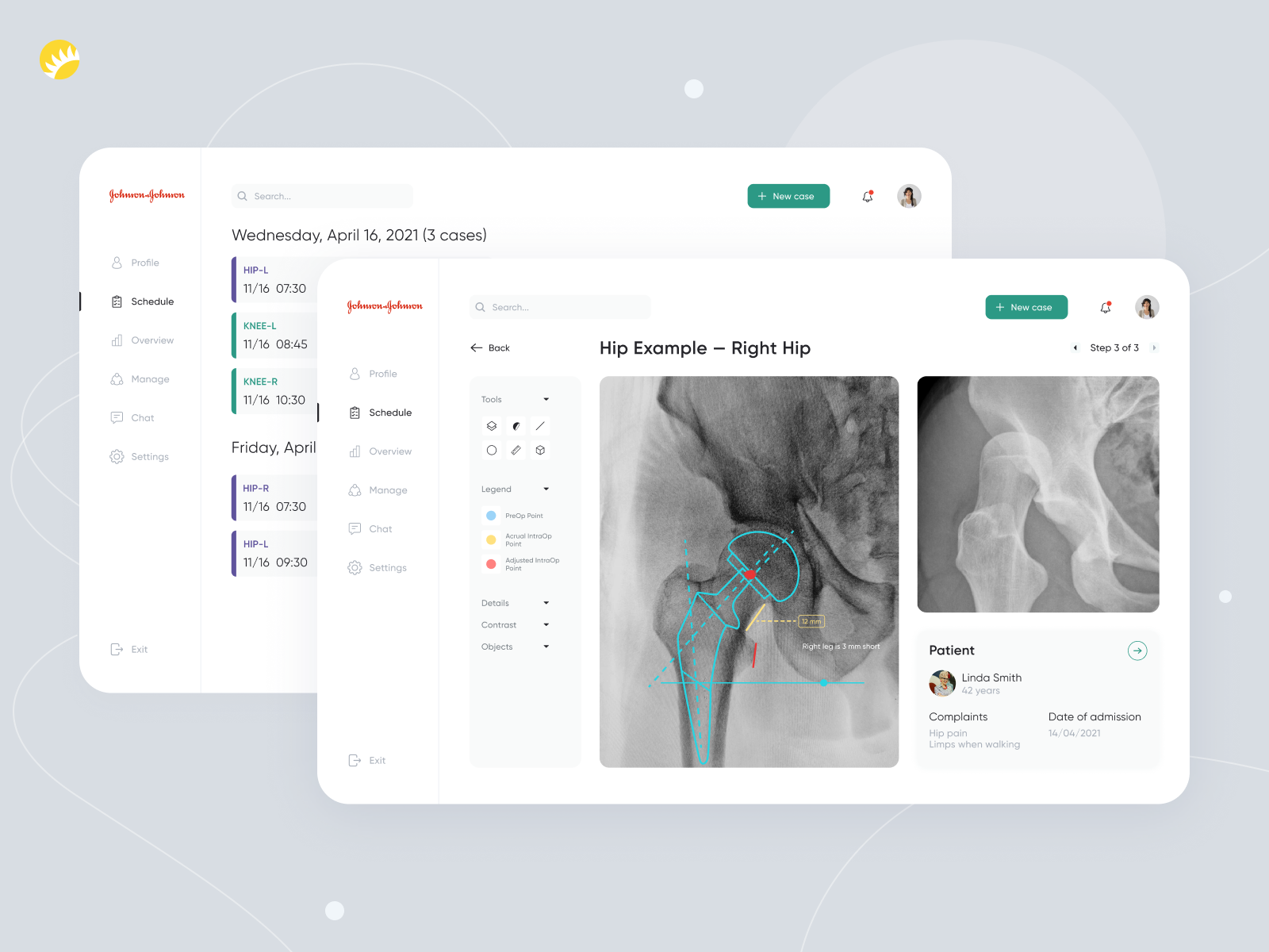 Medical imaging software by Viacheslav Mykhailov for Andersen Design on